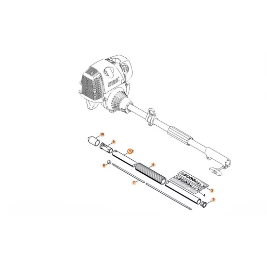 STIHL  Wysięgnik Ø 25,4 mm 4243 710 7123